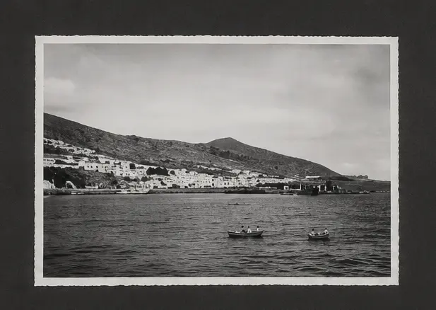 Llegada a Santa Cruz de La Palma del entonces capitán de fragata Karl Doenitz. en el crucero Emden.